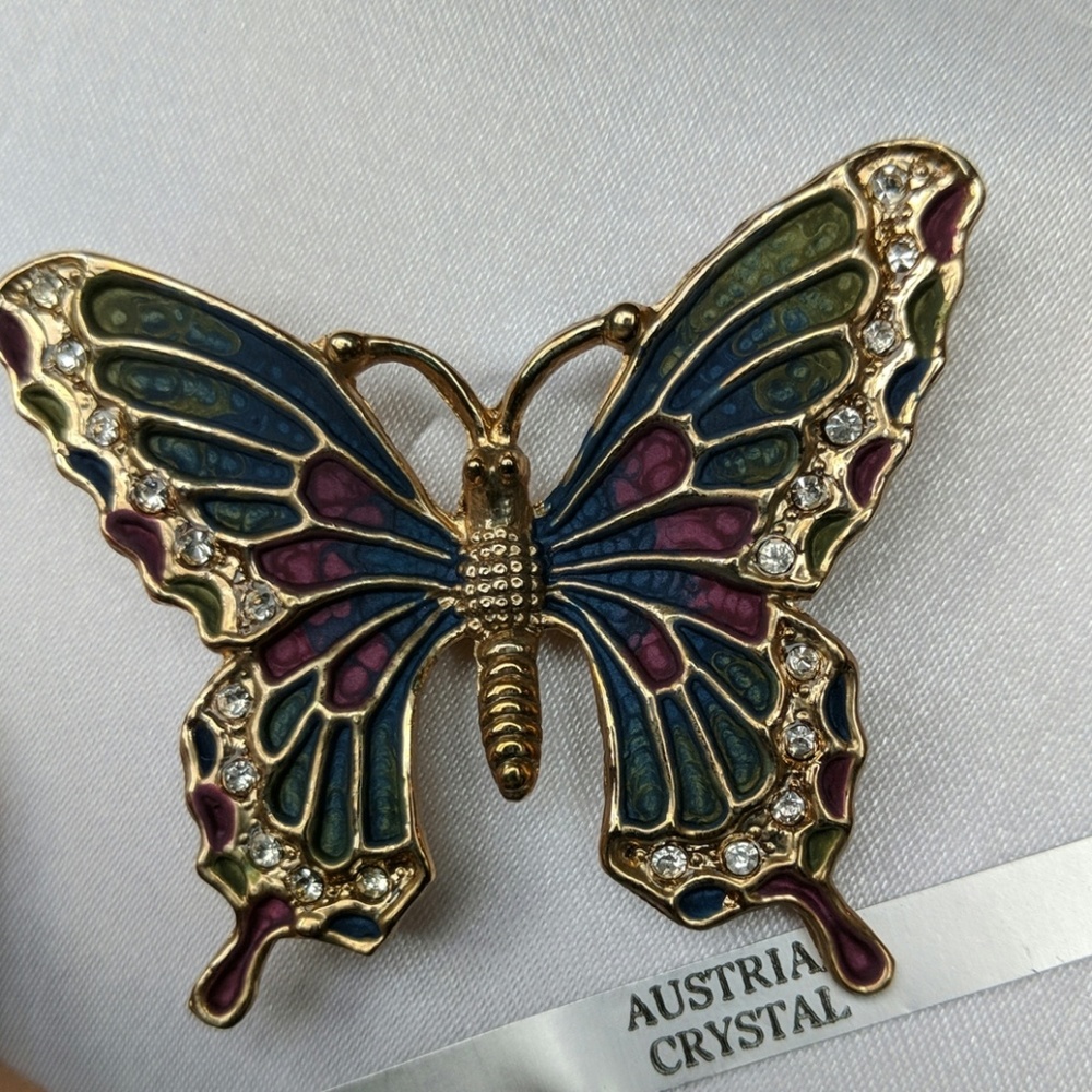 Butterfly broach